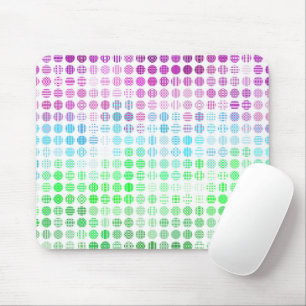 Groovy Eclectic Boho Abstract Toric Pride Flag Mouse Mat