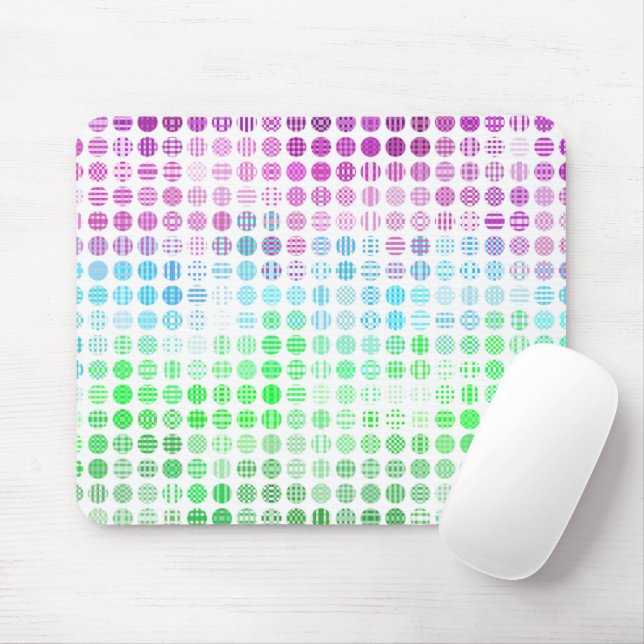 Groovy Eclectic Boho Abstract Toric Pride Flag Mouse Mat (With Mouse)
