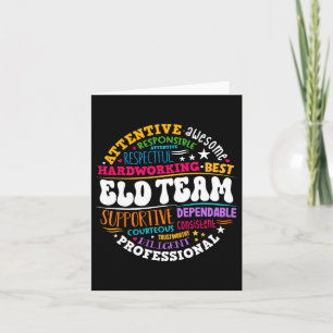 Groovy Eld Team Crew English Language Development  Card