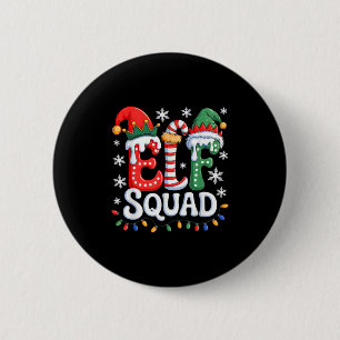 Groovy Elf Squad Elf Family Christmas Matching Paj 6 Cm Round Badge