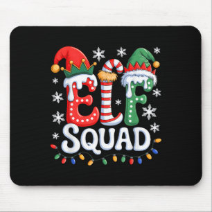 Groovy Elf Squad Elf Family Christmas Matching Paj Mouse Mat