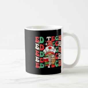 Groovy Emergency Room Nurse Christmas Gnome Ed Tec Coffee Mug