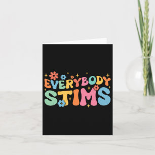 Groovy Everybody Stims Special Education Autism Aw Card