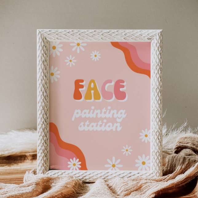Groovy Face Painting Station Sign (Creator Uploaded)
