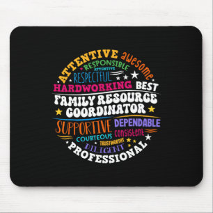 Groovy Family Resource Coordinator Appreciation  Mouse Mat