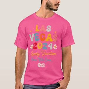 Groovy Family Vacation Las Vegas 2024 Matching Fam T-Shirt
