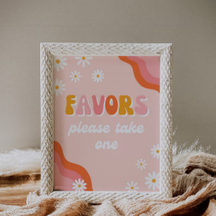 Groovy Favours Sign   Groovy Sign   Groovy Party