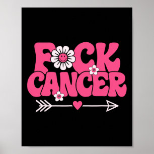 Groovy Fck Cancer  Poster