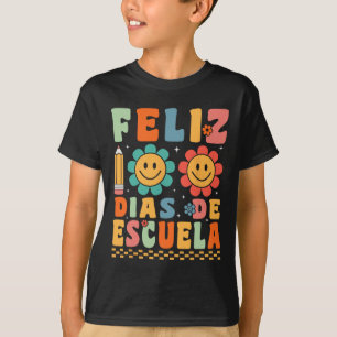 Groovy Feliz 100 Dias De Escuela  Groovy 100 Days  T-Shirt