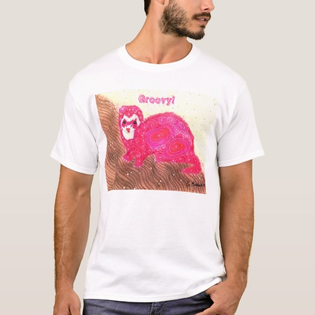 Groovy ferret T-Shirt (Front)