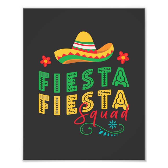 Groovy Fiesta Squad Photo Print (Front)