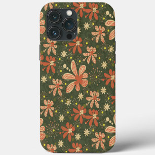Groovy floral green Case-Mate iPhone case