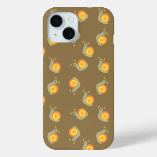 Groovy Flower Child Snail Retro Phone Case