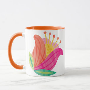 GROOVY FLOWER MUG