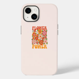Groovy Flower Power Graphic iPhone 14 Case