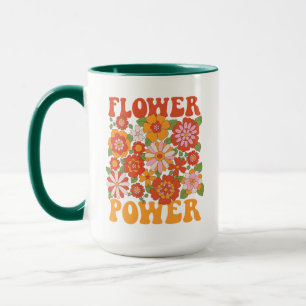 Groovy Flower Power Graphic Mug