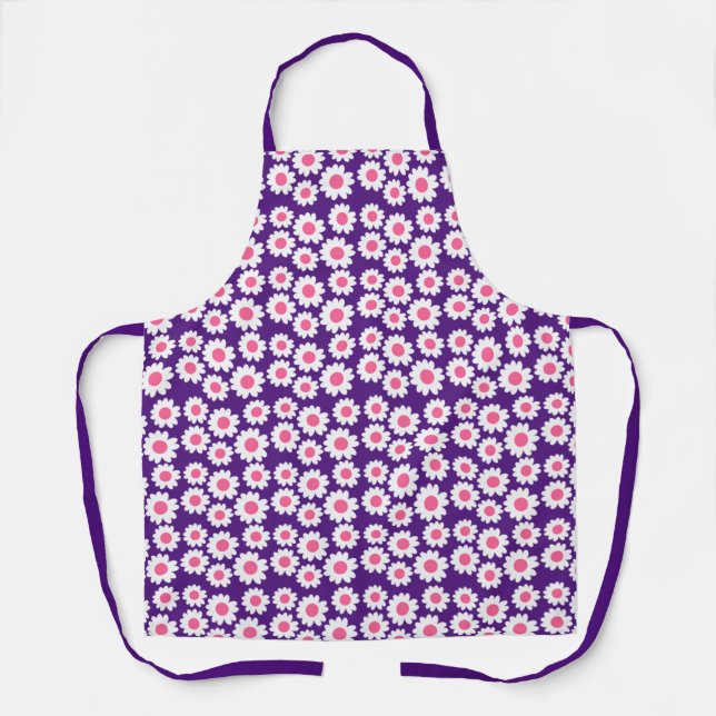 Groovy Flowers Apron (Front)