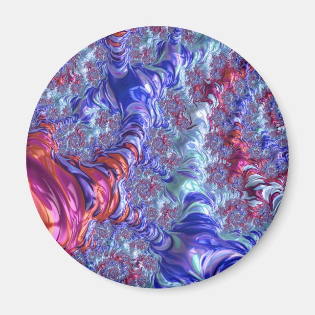 Groovy Fractal Magnet (Front)
