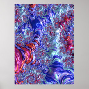 Groovy Fractal Poster