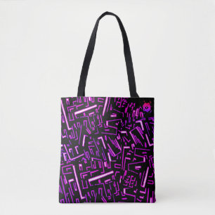 Groovy Fuchsia Tote Bag