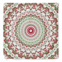 Groovy Funky Tie Dye Christmas Boho Hippie Mandala