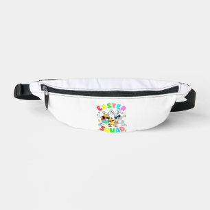 Groovy Funny Rabbit Egg Chick Easter Squad Day Men Bum Bags