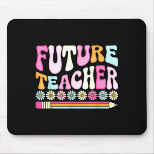 Groovy Future Teacher Student Graduation Teacher I Mouse Mat