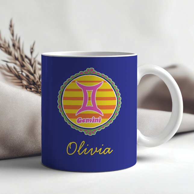 Groovy Gemini Custom Coffee Mug (Creator Uploaded)