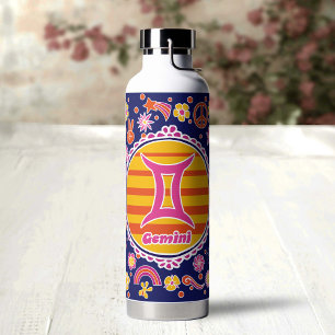 Groovy Gemini Custom Water Bottle