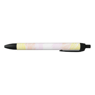Groovy Geometric Abstract Pangender Pride Flag Black Ink Pen