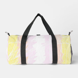 Groovy Geometric Abstract Pangender Pride Flag Duffle Bag