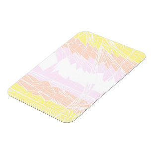 Groovy Geometric Abstract Pangender Pride Flag Magnet