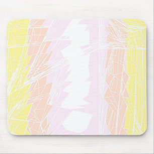 Groovy Geometric Abstract Pangender Pride Flag Mouse Mat