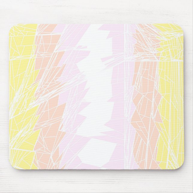 Groovy Geometric Abstract Pangender Pride Flag Mouse Mat (Front)