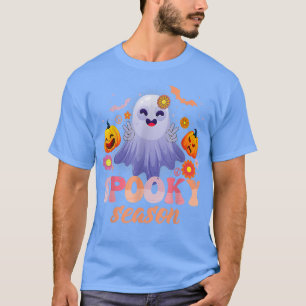 Groovy Ghost Spooky Season Funny Halloween Costume T-Shirt