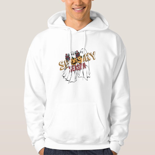 Groovy Ghost - Spooky Season  Hoodie (Front)