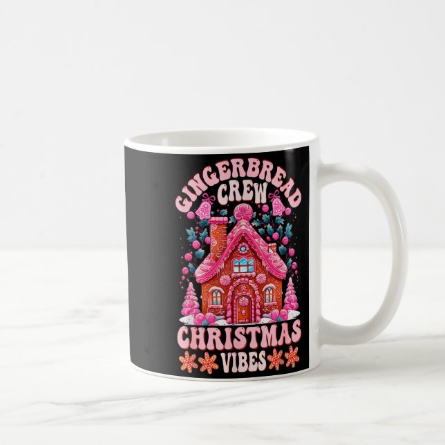 Groovy Gingerbread House Crew Nk Christmas Vibes P Coffee Mug (Right)