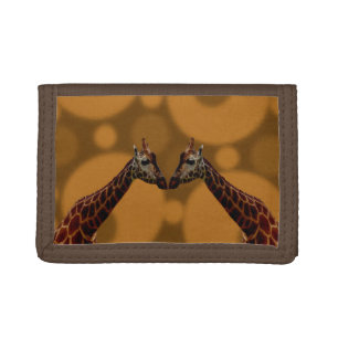 Groovy Giraffe A Go Go,   Trifold Wallet