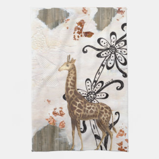 Groovy Giraffe Tea Towel