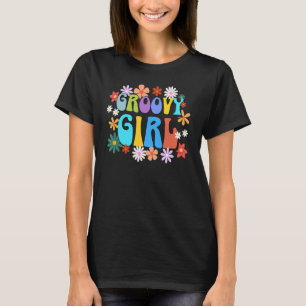 Groovy Girl Retro 70's Style Birthday Funky 1970's T-Shirt