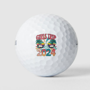 Groovy Girls Trip 2024 Weekend Summer Beach Golf Balls