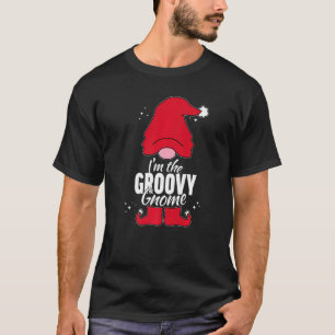 Groovy Gnome Matching Family Group Christmas Party T-Shirt