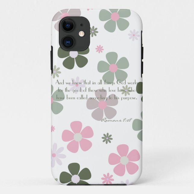 Groovy Graceful Elegance: Pastel Christian Case (Back)