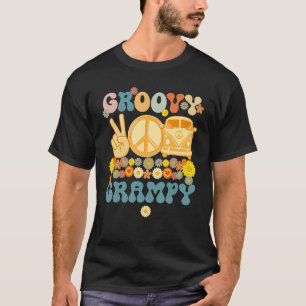 Groovy Grampy Retro Matching Family Baby Shower Fa T-Shirt