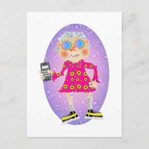 Groovy Gran Postcard