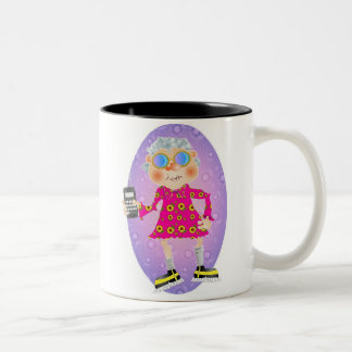 Groovy Gran Two-Tone Coffee Mug