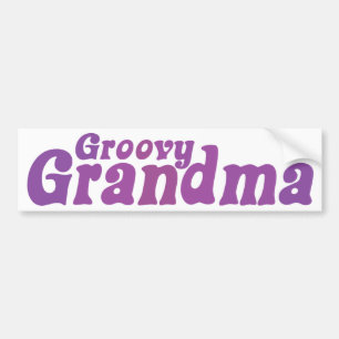 Groovy Grandma Bumper Sticker