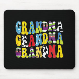 Groovy Grandma Matching Family Birthday Mother#39; Mouse Mat