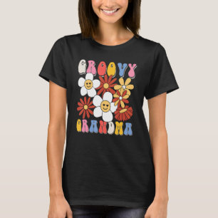 Groovy Grandma Mothers Day Retro 60s 70s 80s Famil T-Shirt