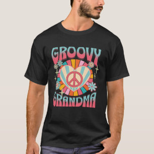 Groovy Grandma Retro 60s 70s Style Hippie Grandmo T-Shirt